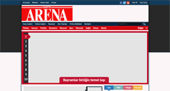Desktop Screenshot of gazetearena.com